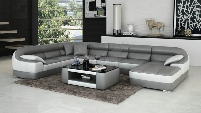 Fashionable round shape modern new design corner sofa,corner sofa ... Designs of sofa set