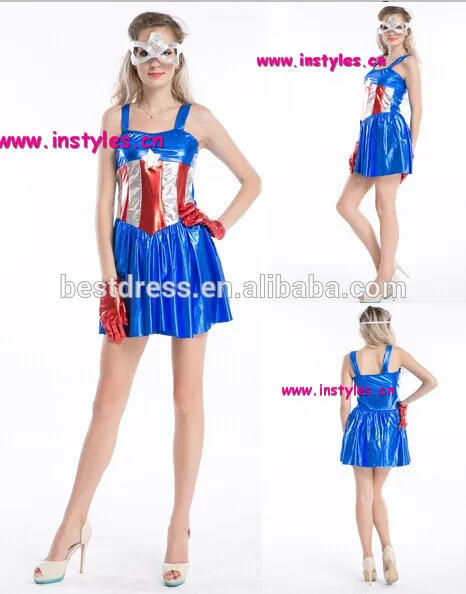 vestidos super herois feminina