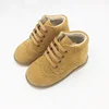 Custom Size Logo Material Genuine Leather Fashion Baby Kids Girls Super Soft Winter Boots
