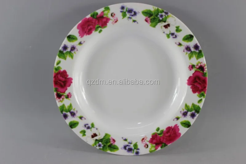 Summer Melamine Dinner Plate Set