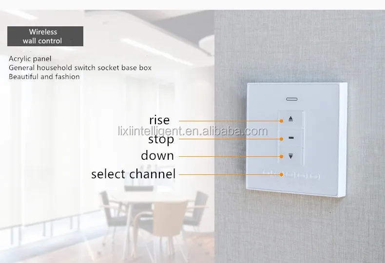 Büro Fernbedienung Dickes Motorisiertes Roll Vorhangs Ystem Aus