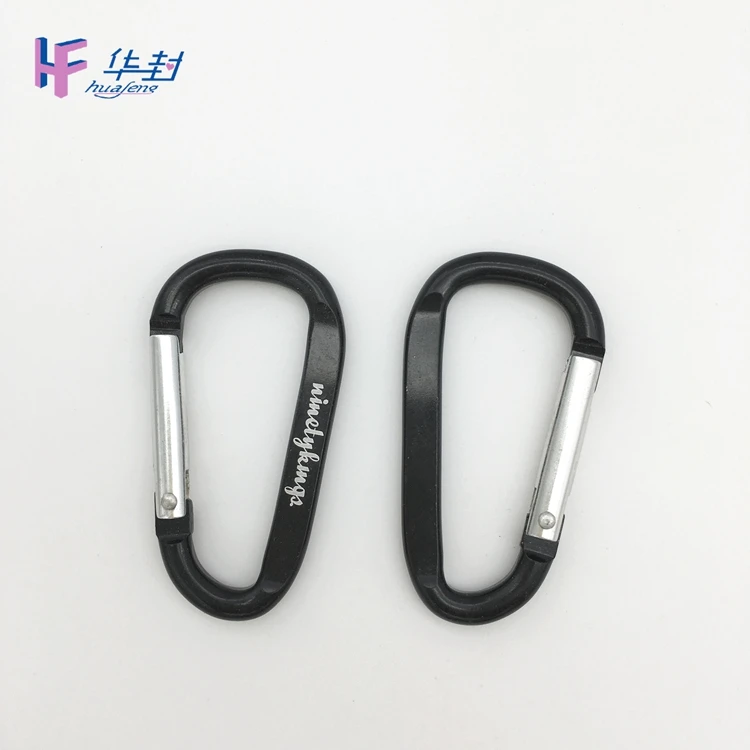 Fashion Metal D Shape Keychain Key Ring Metal Carabiner