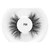 Fur Material Black Cotton Stalk False Eyelashes mink eyelashes vendor 25mm long dramatic for make up