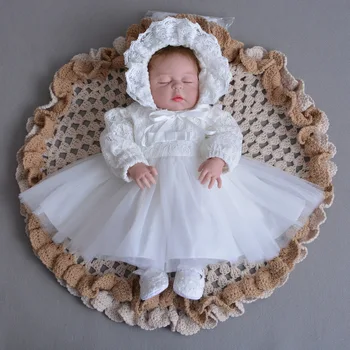 white dress for baby girl baptism