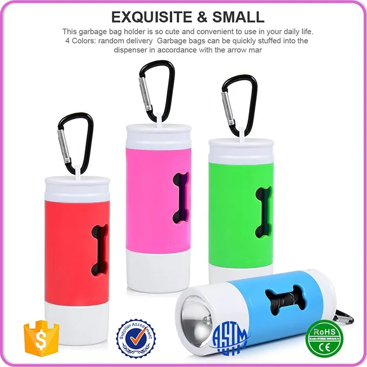 Premium Bulk Custom Led Flashlight Pp Dog Shaped Poop Bag Dispenser