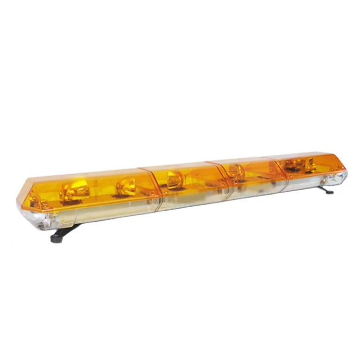 12v Vehicle Roof Halogen Rotating Amber Halogen Light Bar For Tow Truck