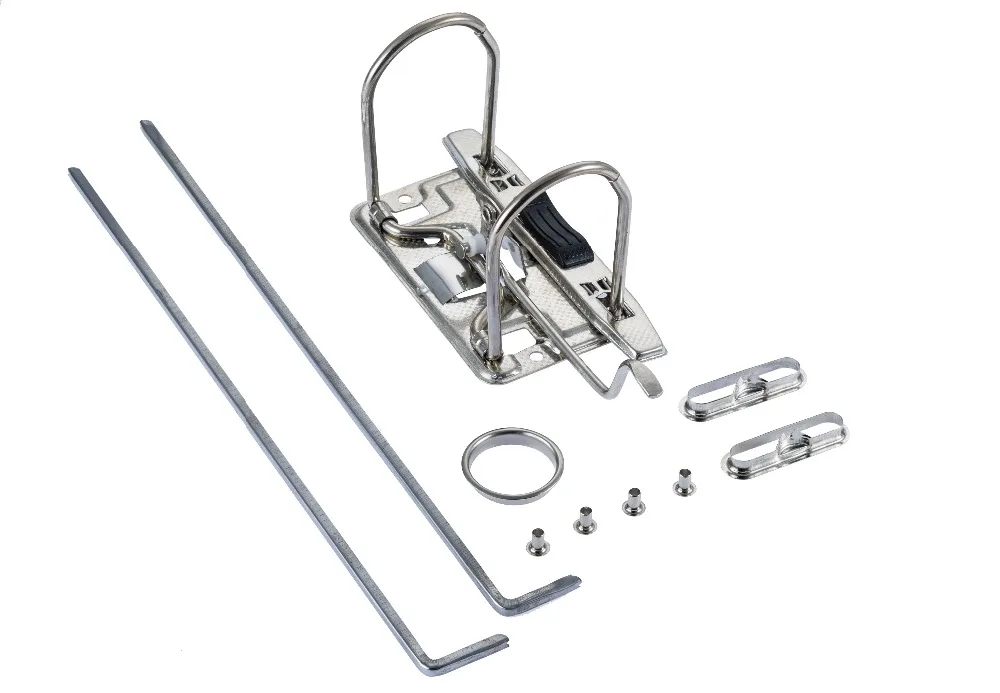 Stationery 3 Inch Metal 75mm Lever Arch Clips With Compressor Bar For