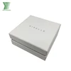 Factory direct sale packing hot stamping square white jewelry gift box peerless