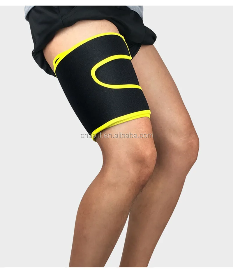Neoprene Thigh Brace Support Hamstring Compression Sleeve Adjustable