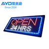 Wall Mounted Wholesale Hanging Sign Board LED Open Sign With UL/CE Certificate Power Supply