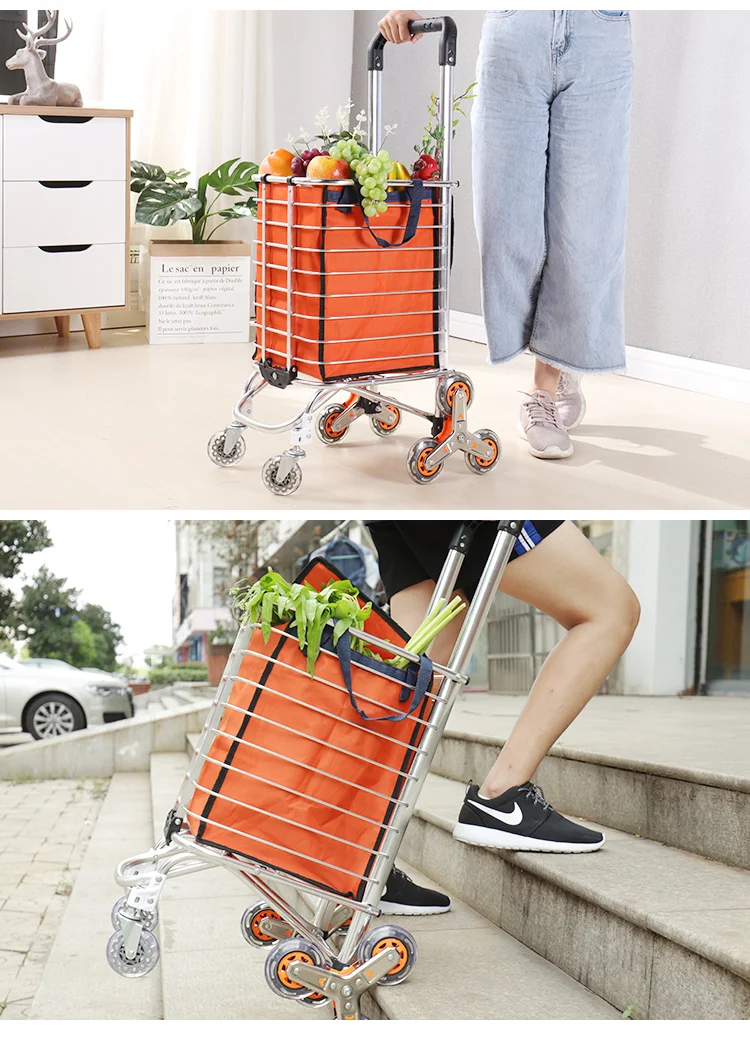 Folding Shopping Trolley Bag With Chair Shopping Trolley Bag Wicker