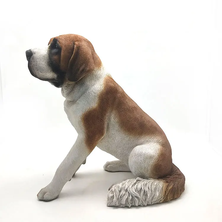 Life Size Realistic Animal Figurines Resin Dog Statues,Garden Animals