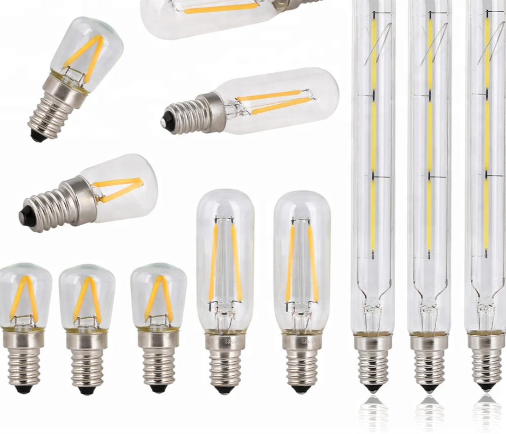 T20 t30 t45 LED Filament Bulb G9 LED 1W 2W E12 E14 110V 220V Warm 2200K Warm White 2700K Dimmable Chandelier Led Vintage Lights