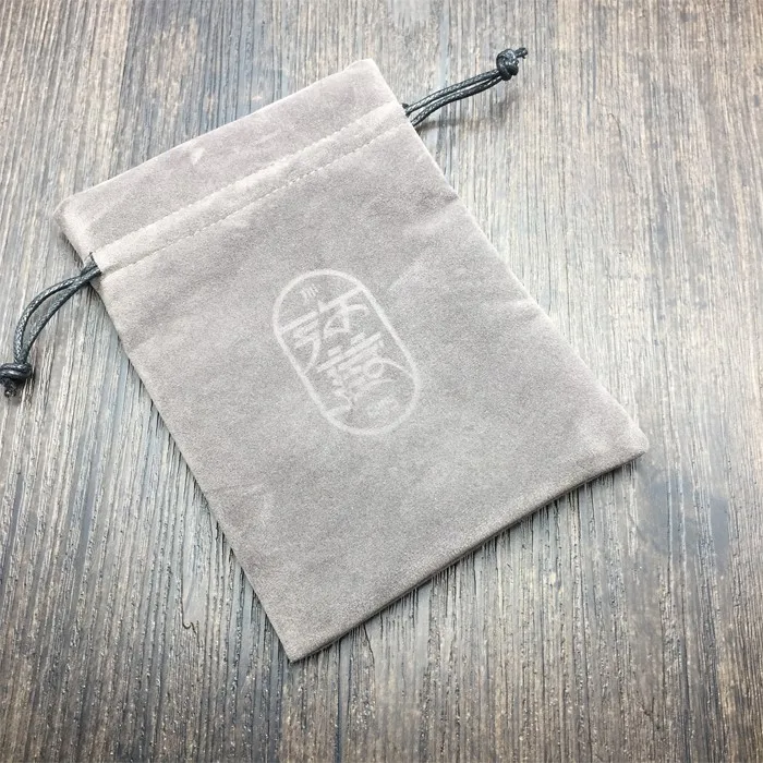 Thick Faux Suede Jewelry Pouch With Drawstring Buy Jewelry Pouch,Faux