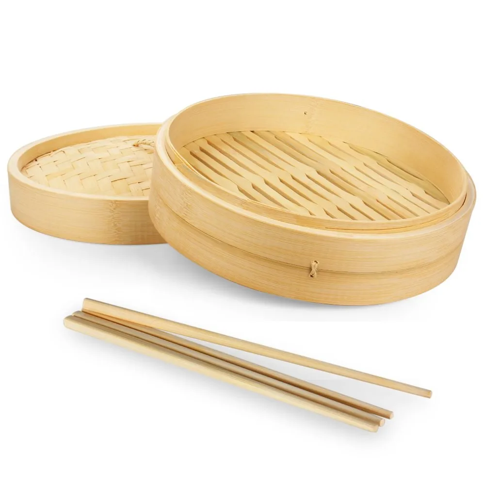 Top Quality Dim Sum Dumpling Bamboo Steamer Basket Buy Bamboo Steamer