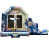 New design slam N dunk inflatable jumping castle with slide,fun safe inflatable bouncer castle for kids
