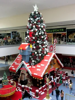 2015 Shopping Mall Giant Christmas Tree With Grotto View Giant