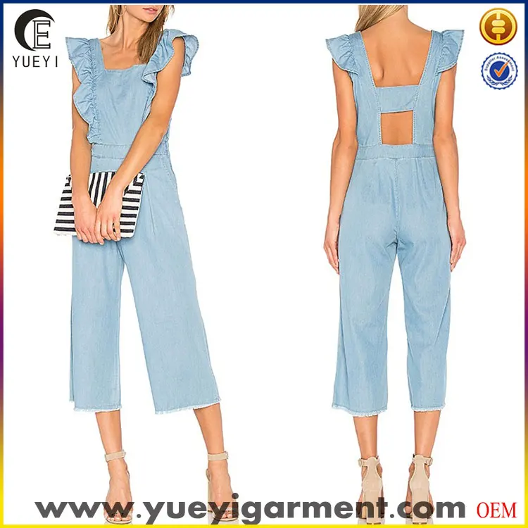 ruffle overalls