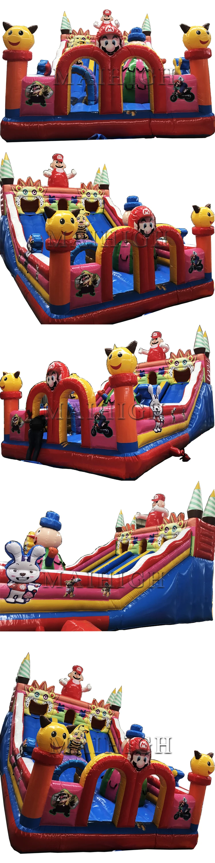 Super Inflatable Combo Bounce Inflatable Slide For Kids And Adults