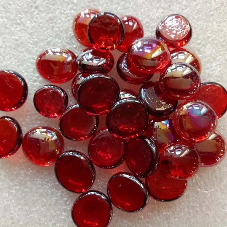 flat bottom glass beads
