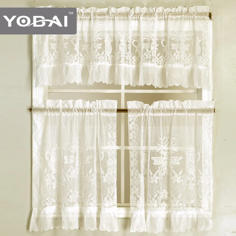 Custom New Style For Dubai Imported Curtain Lace Design Kitchens - Buy 