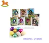 Popular Funny hatching animal growing pet egg toy with candy sweet