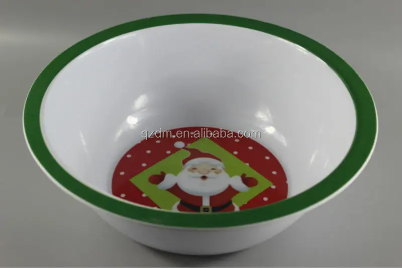 Christmas Melamine Mixing Bowl 12 Inch