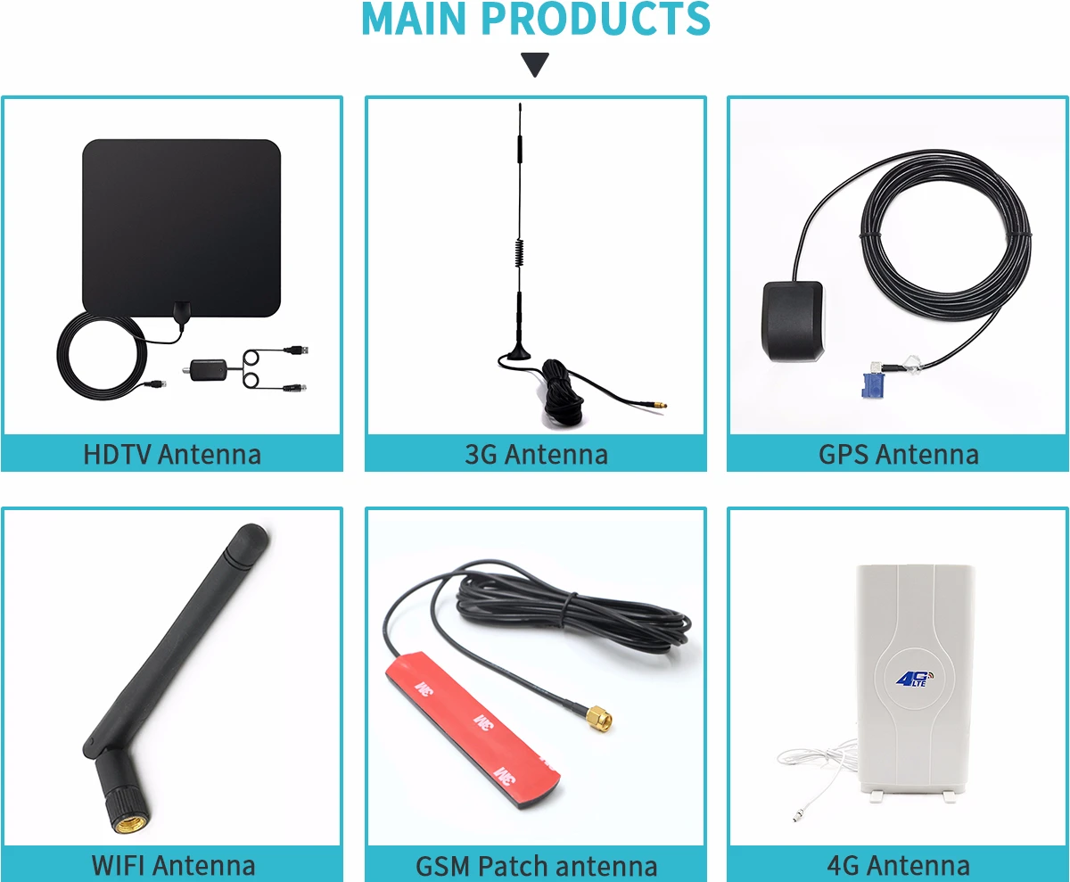3G GSM Antenna SMA male 30dbi high gain Magnetic base 900-2100Mhz car antenna su