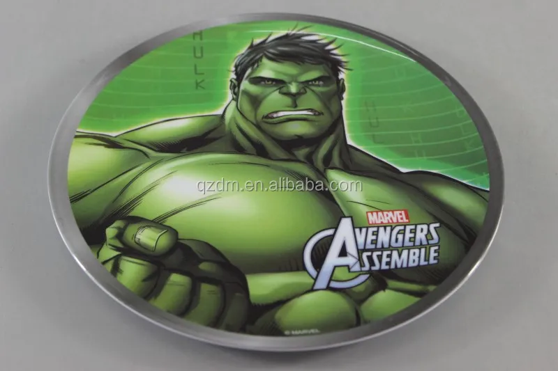 Custom Print 8" Melamine Dinner Plate For Boys A5