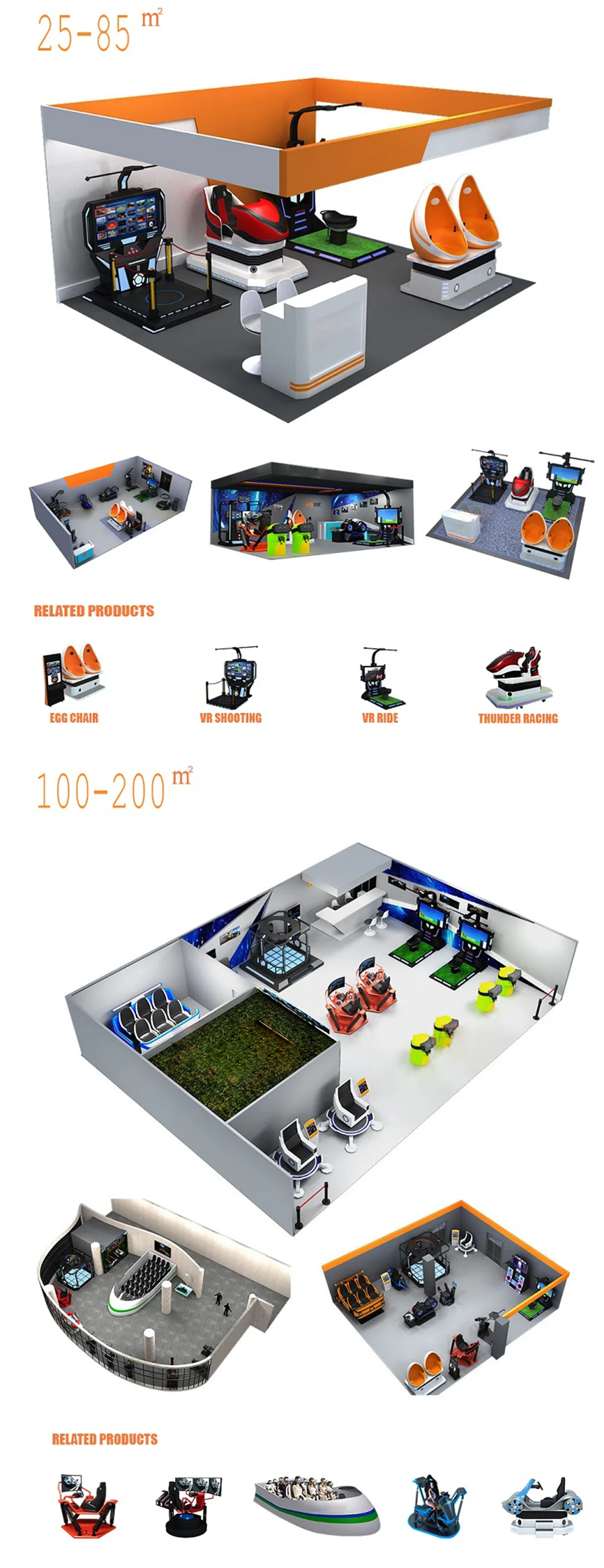 Indoor Amusement Park Customized 16 Seats Interactive Virtual Reality