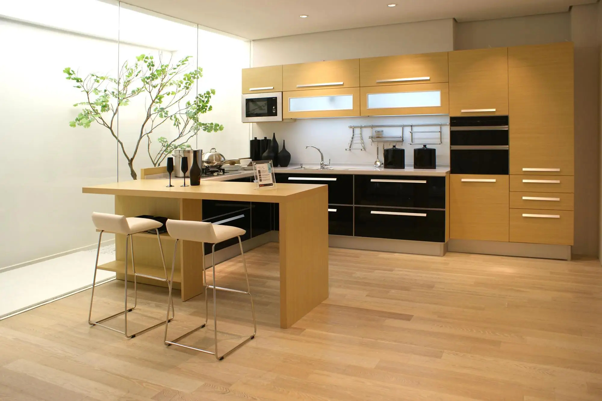 Australia modern design kitchen cabinet with blum accessory