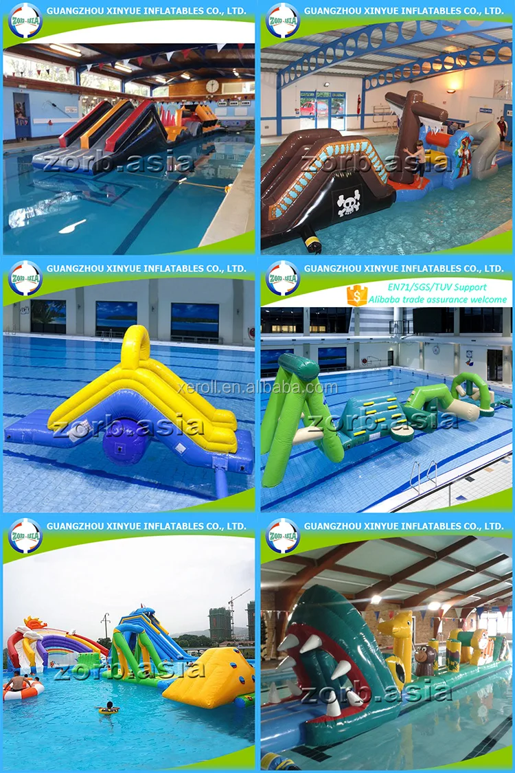 inflatable water obstacle course