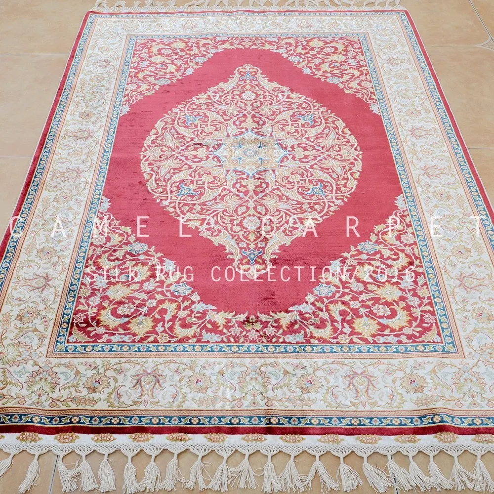 Handmade Carpet 4x6ft Red Traditional Oriental Afghan Silk Persian Rugs Buy Afghan Silk