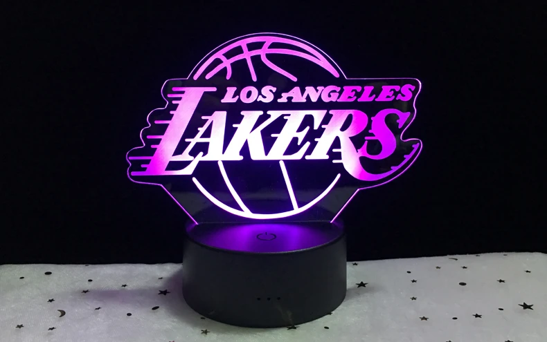 Los Angeles Lakers Purple City Lighted Analog Neon Clock NBA8LAL3