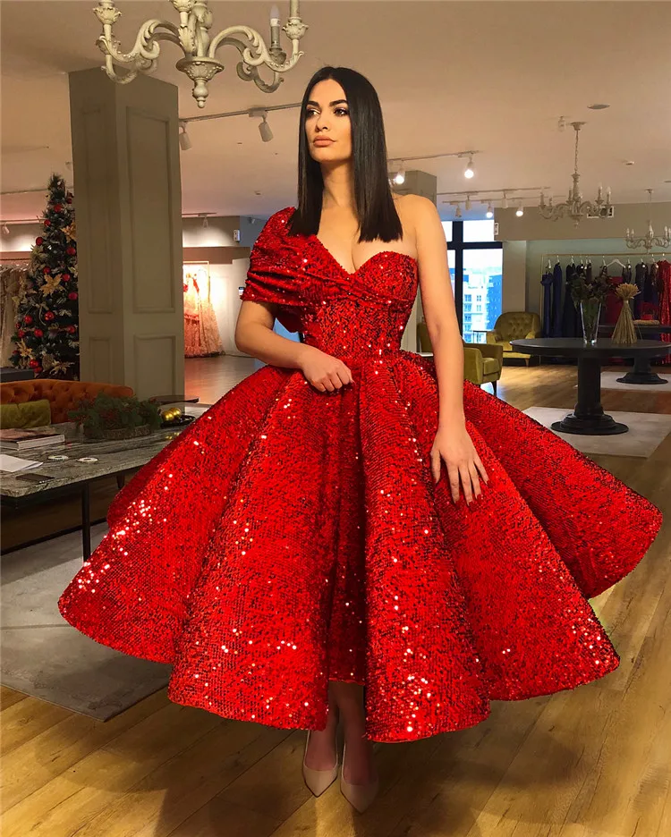 red party gown