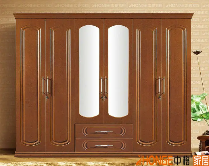 Modern Design Bedroom Classic Furniture Wardrobe With Mirror 9202