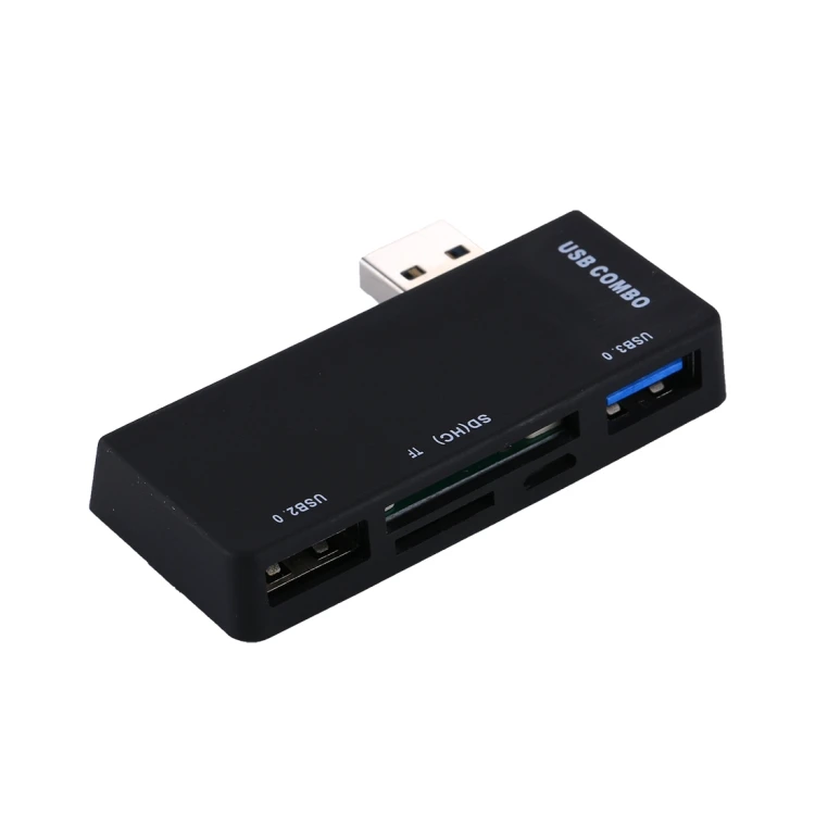 Hot Portable 4 Port USB 3.0 Hub with SD TF Memory Card Reader USB 2.0 Combo for Surface Pro 3 4
