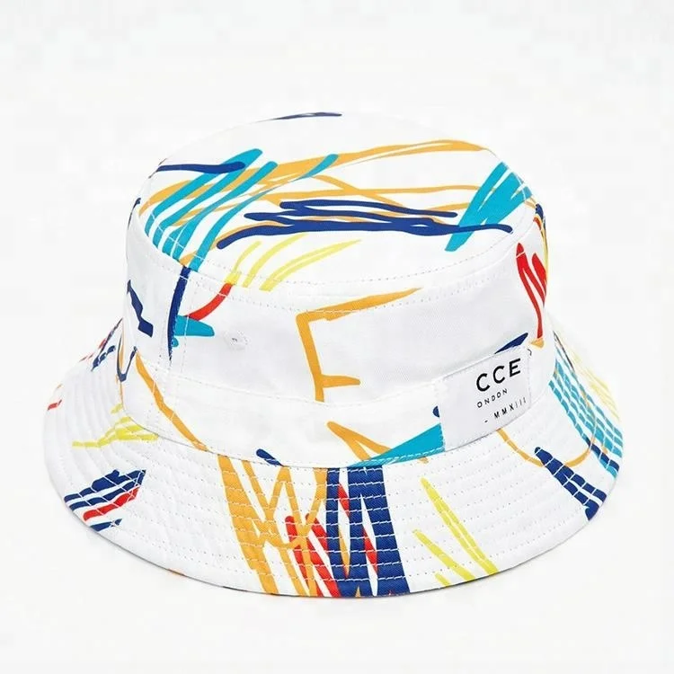 colorful bucket hats
