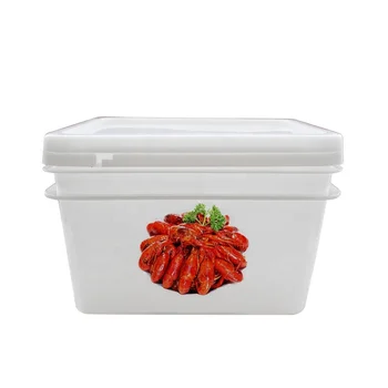 square plastic pails with lids