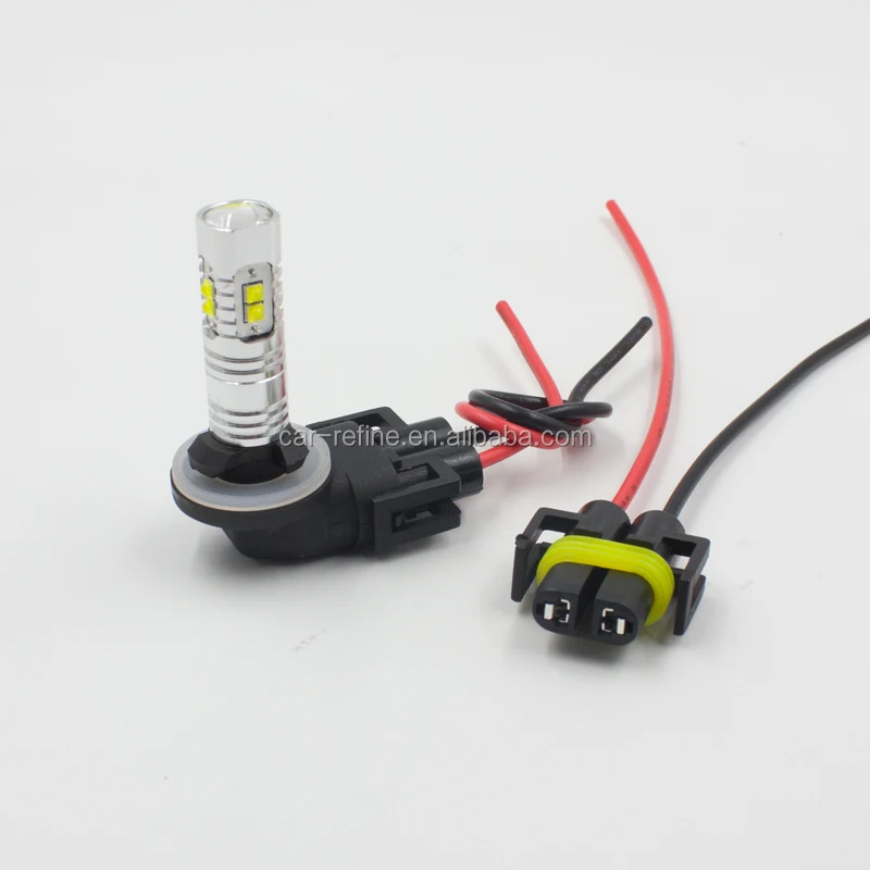 H27 881 H27w/2 Car Led Fog Light 881 Led Daytime Running Light Drl Bulb ...