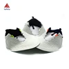 Lace Up Full PU White Running Sport Shoe Uppers,Summer Pressure Print Men Shoe Uppers Maker In China