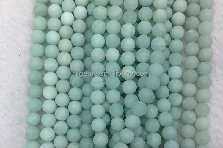 Wholesale Natural Gemstone Beads Amazonite Round Loose Beads