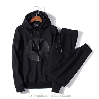 mens black jogging suit