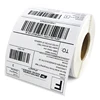 4x6 thermal shipping label 100*150MM Roll of 500pcs, 1" core, Amazon ebay packing thermal address label strong adhesive USPS