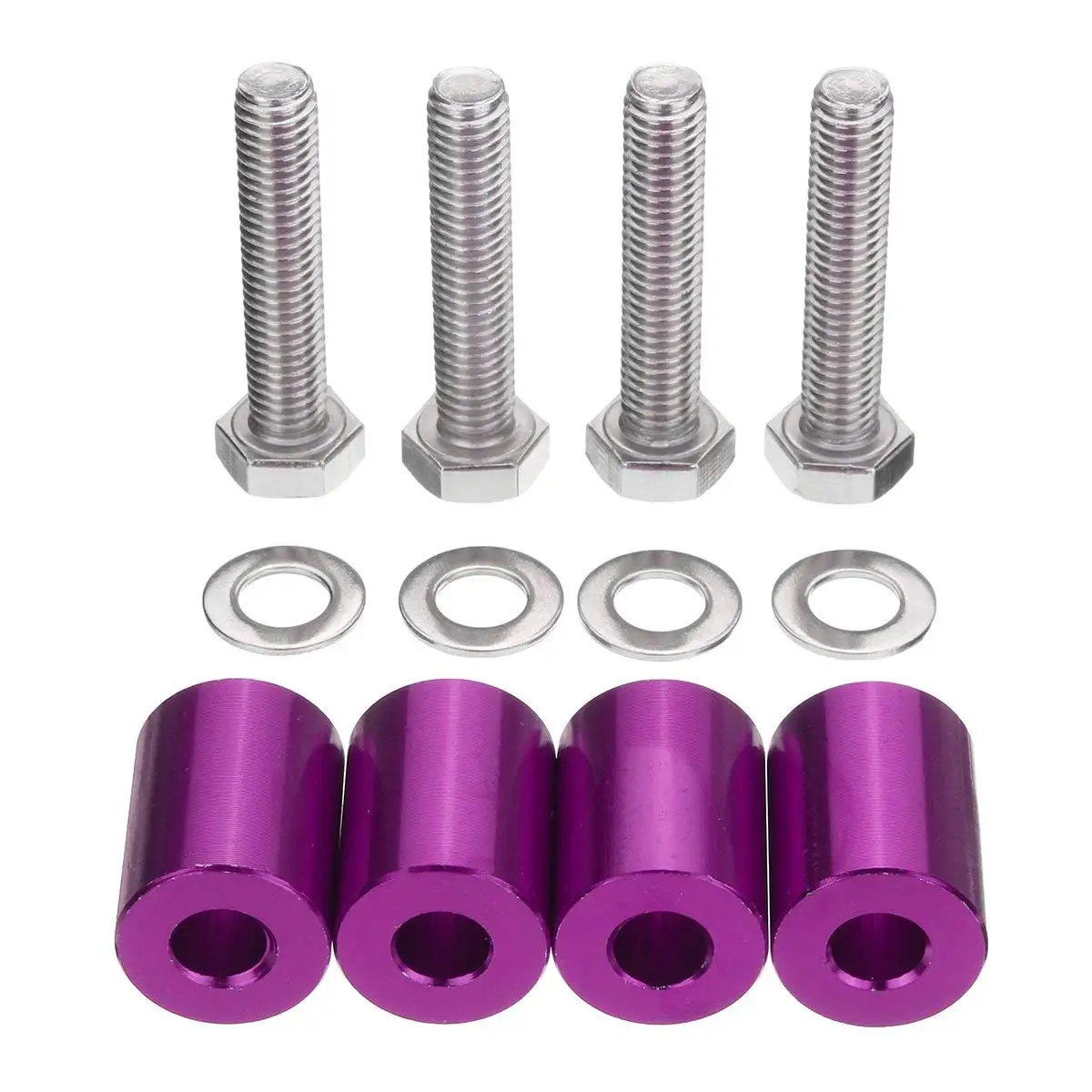 Dc Eg Ek Em Honda Acura Cnc Engine Motor 3//4/" Hood Vent Riser Spacer Kit Set Red