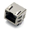 Single port 8P8C shielded female led rj45 network jack