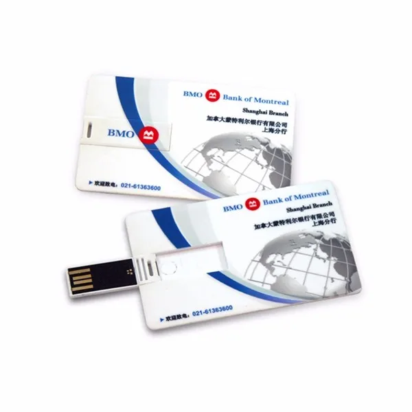 Credit Card Shape Usb Custom Credit Card Usb Flash Drive 2gb Plastic 