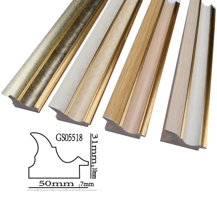 Polystyrene Decorative Photo Frame Moulding Make Picture Frames