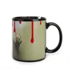 good sell 300ml black custom box color change mug Mother's Day ceramic mug