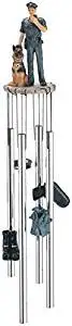 StealStreet SS-G-41352 Wind Chime Round Top Policeman Hanging Garden Porch Decoration Decor